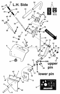 Part Location Diagram of 7072670YP Murray BRACKET, CONSOLE, TWIN S