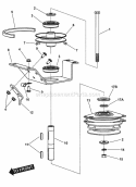 Part Location Diagram of 7029135YP Murray Jackshaft