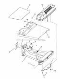 42 Front Frame  Cover Assembly Diagram and Parts List for SZT18426BVE 85681 Snapper Lawn Tractor
