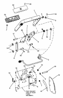 48 Deck Lift Handle Assembly Diagram and Parts List for SZT20486BVE 85682 Snapper Lawn Tractor