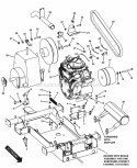 Drive Base Group Diagram and Parts List for UVGT1621BV 7085903 Snapper Lawn Tractor