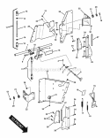Front Clip Group (Pedals) Diagram and Parts List for UVGT1621BV 7085903 Snapper Lawn Tractor