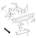 Bumper Group (Early Production) Diagram and Parts List for UVGT1621BV 7085903 Snapper Lawn Tractor