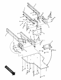 Front Frame Group- Sub-Assembly Diagram and Parts List for UVGT1621BV 7085903 Snapper Lawn Tractor