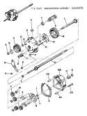 Transmission (Differential) Diagram and Parts List for CV212PH  Snapper Lawn Mower