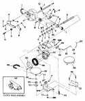 Drive System Diagram and Parts List for CV212PH  Snapper Lawn Mower