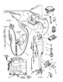 Electrical Systems (For 15Hp Kohler) Diagram and Parts List for W281023BVE 84884 Snapper Lawn Tractor