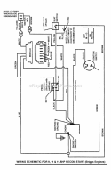 Page AC Diagram and Parts List for W281023BVE 84884 Snapper Lawn Tractor