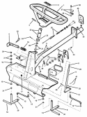 Part Location Diagram of 7046232YP Murray WELDMENT, Steering Shaft