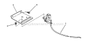 Throttle Control Diagram and Parts List for 301022BE 84701 Snapper Lawn Tractor