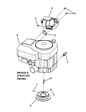Engine Muffler  Drive Disc Diagram and Parts List for 3013523BVE 7085625 Snapper Lawn Tractor