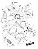 Differential  RH Fender Diagram and Parts List for 3013523BVE 7085625 Snapper Lawn Tractor