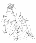 Front End Steering Diagram and Parts List for 3013523BVE 7085625 Snapper Lawn Tractor