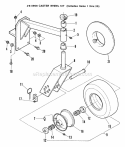 Part Location Diagram of 7060908YP Murray CASTER WHEEL KIT