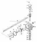 Part Location Diagram of 7057538YP Murray (C) WORM SHAFT ASSEMBLY