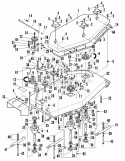 48 Mower Front Deck Diagram and Parts List for W48122R  Snapper Lawn Mower