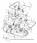 38 Cutting Deck Assembly (Part 2) Diagram and Parts List for LT145H38GBV 84592 Snapper Lawn Tractor