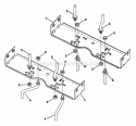 Belt Guide Assembly Diagram and Parts List for LT145H38GBV 84592 Snapper Lawn Tractor