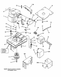 Part Location Diagram of 7041639YP Murray WELD, HEAT SHIELD, B1