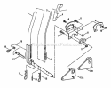 Implement Lift Parts Diagram and Parts List for LT145H38HBV  Snapper Lawn Tractor