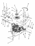 Transmission Group (Hydro Drive) Diagram and Parts List for LT145H38HBV  Snapper Lawn Tractor