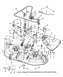 38 Cutting Deck Belts Brakes Pt2 Diagram and Parts List for LT145H38HBV  Snapper Lawn Tractor