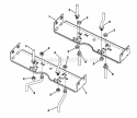 Belt Guide Assembly Diagram and Parts List for LT145H38HBV  Snapper Lawn Tractor