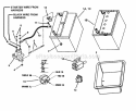 Electrical Components Diagram and Parts List for LT145H38HBV  Snapper Lawn Tractor