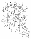 48 Cutting Deck Sub Assembly (PN 57821) Diagram and Parts List for WLT180H48GBV2 84659 Snapper Lawn Tractor