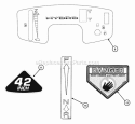 Part Location Diagram of 7073508YP Murray DECAL, CONSOLE, INDIC