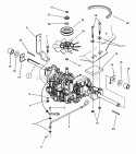 Transmission Group (Hydro Drive) Diagram and Parts List for WLT160H42GBV 84658 Snapper Lawn Tractor