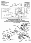 Electrical Schematic (Lt160H42Hbv2 Lt180H48Hbv2) Diagram and Parts List for LT180H48HBV2 84725 Snapper Lawn Tractor