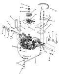 Transmission Group (Hydro Drive) Diagram and Parts List for LT180H42IBV2 84896 Snapper Lawn Tractor
