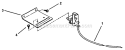 Throttle Control Diagram and Parts List for EM250821BE 84587 Snapper Lawn Tractor