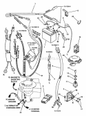 Part Location Diagram of 7043802 Snapper Battery, 12V Wet