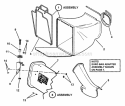 Part Location Diagram of 7600117YP Snapper Assembly, Bag Adapter