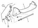 Front Wheel Bracket Diagram and Parts List for 215012  Snapper Lawn Mower