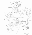 Handle  Controls Group Diagram and Parts List for XL1738EX 1695359 Snapper Snow Blower