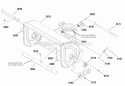 Auger Housing  Chute Group Diagram and Parts List for XL1738E 1695358 Snapper Snow Blower
