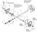 Gear Case Assembly - Heavy Duty Diagram and Parts List for L1730E 1696006 Snapper Snow Blower