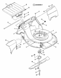 Part Location Diagram of 7053201YP Murray 21 DECK/DECAL ASSY
