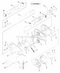 Chain Case Diagram and Parts List for Y41120  Snapper Lawn Mower