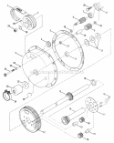 Differential Diagram and Parts List for Y41120  Snapper Lawn Mower