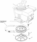 Drive Disc Engine Diagram and Parts List for Y41120  Snapper Lawn Mower