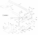 Frame  Wheels Front Diagram and Parts List for Y41120  Snapper Lawn Mower