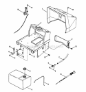 Part Location Diagram of 7032749YP Murray BRACKET TANK HOLD DOWN