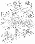 33 Cutting Deck Belts Diagram and Parts List for HT18330 82839 Snapper Lawn Tractor