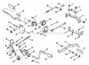 Neutral Brake Controls Diagram and Parts List for HT18480 82829 Snapper Lawn Tractor