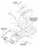 Lift Group Diagram and Parts List for YT1840 2690073 Snapper Lawn Tractor