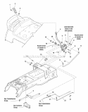 Cruise Control Group Diagram and Parts List for YT1840 2690073 Snapper Lawn Tractor